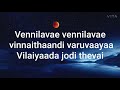 Vennilave Vennilave|Lyrics|Minsara Kanavu|AR Rahman