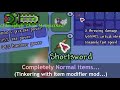 Terraria items those are NOT completely normal... (Item modifier mod)