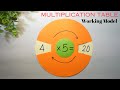 Maths Working Model  Multiplication Table Wheel For Students | Maths TLM | The4PillarsAcademy