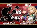 Delta 8 GRAND FINALS - Acola (Steve, Pyra Mythra) Vs. Miya (Game & Watch) Smash Ultimate - SSBU