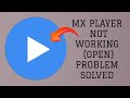 How To Solve MX Player App Not Working(Open) Problem|| Rsha26 Solutions