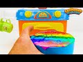 Toy Learning Video for Toddlers - Learn Spanish Colors, Shapes, and Numbers with a Birthday Cake!