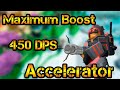 Maximum boost for the Accelerator Roblox Tower Defense Simulator
