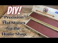 DIY Make your own home shop quality "Precision Flat Stones" with a diamond cup grinding wheel.
