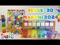 Numberblocks magazine, issue 30, March/2024 with seven’s rainbow craft set! 7️⃣🌈🌈