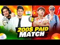 NG VS AMF 200$ PAID MATCH 🥵 || FT- SMOOTH , TUFAN VS CENA, HAALAND #nonstopgaming- free fire live