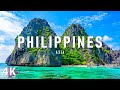 FLYING OVER PHILIPPINES (4K UHD) Relaxing Music With Beautiful Nature Scenery | 4K VIDEO Ultra HD TV