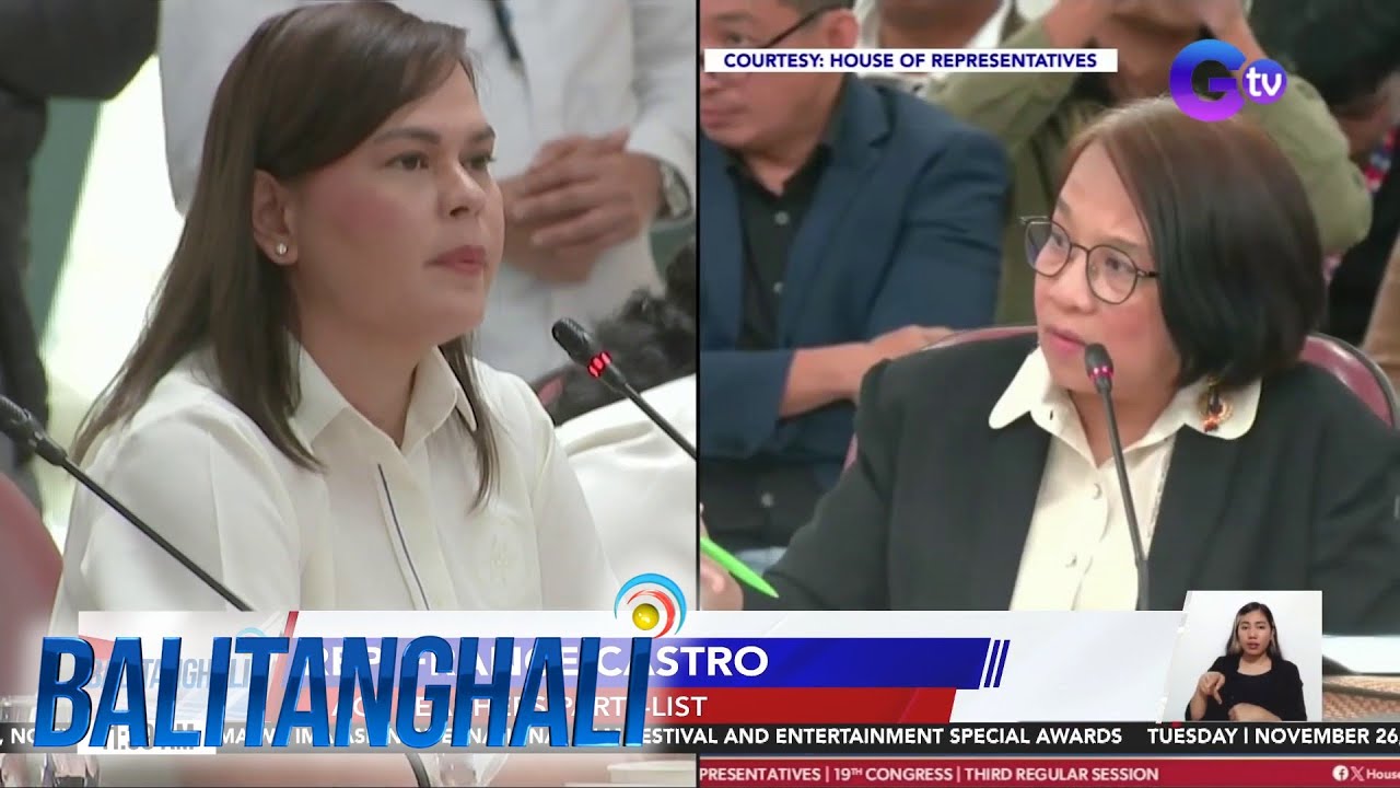 VP Duterte at ilang kongresista, nagkainitan sa pagdinig… | Balitanghali