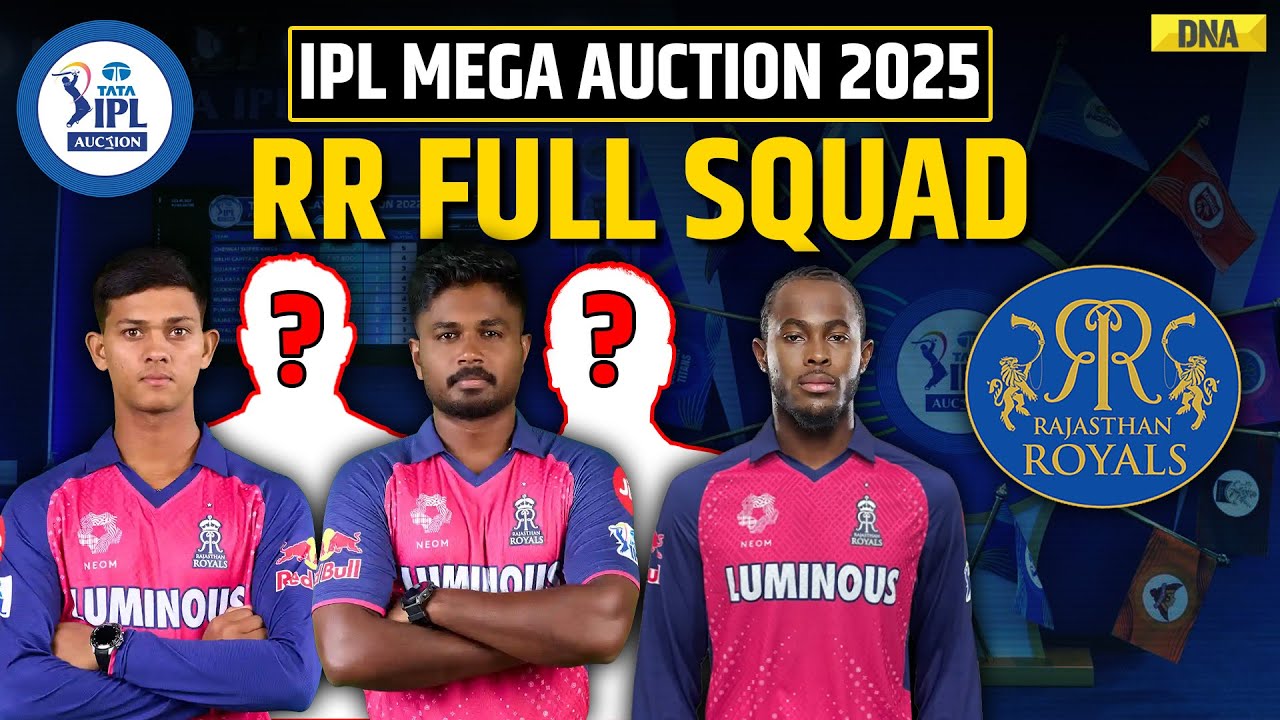 IPL Auction 2025: Rajasthan Royals Squad I RR Squad In IPL 2025 I RR Players Full List, Sanju Samson