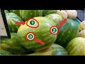 How to pick a sweet and juicy watermelon | 3 things to look for | How to cut watermelon into cubes