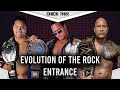 WWF / E - Evolution of The Rock Entrance! 1997 to 2015 - (Entrance Evolutions)