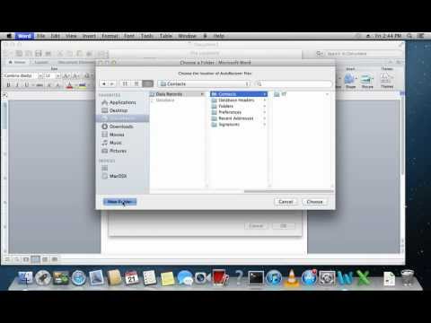 create word document in mac