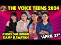 The Voice Teens Philippines 2024  Knockout Round KampKawayan April 27 | The Singing Show TV