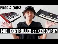 MIDI CONTROLLER vs KEYBOARD: Which one is better? | Review by Ted and Kel