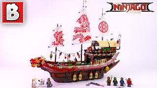 LEGO Ninjago Movie Destiny's Bounty 70618! | Unbox Build Time Lapse Review