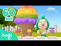 Ice Cream Color Song + More｜Colors Songs｜Learn Colors for Kids｜Pinkfong & Hog