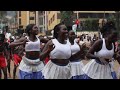 Acholi STUDENTS performing their cultural dance at kampala international university