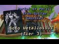 Wizard101: Solo Metallossus (Portal of Peril Version Tier 3)