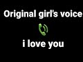 i love you - girl's voice effect ‎@Cutegirlvoiceeffectz  #girlvoiceprank #voiceprank #prankcall