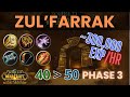 Fastest way to level 40-50 in SoD Phase 3 ~300k exp/hr - Soloing ZF *pre phase 3 - Outdated*
