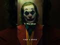 Top 10 Best Hollywood Movies #thejoker #hollywood #inception