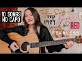 10 NO CAPO Taylor Swift Acoustic Guitar Songs // Easy Taylor Swift Guitar Songs for Beginners