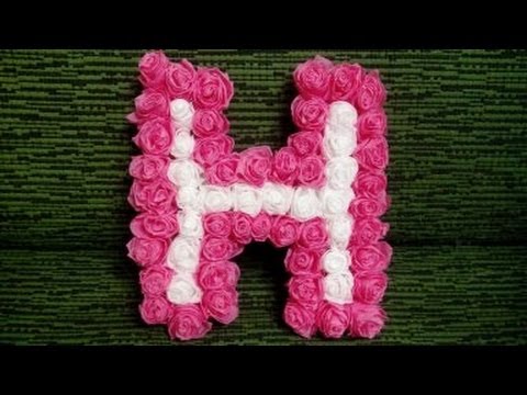 Буквы из бумажных салфеток своими руками Буквы из бумажных салфеток своими руками