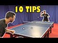 10 Tips To Become A Better Table Tennis Player Quickly