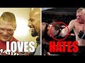 5 WWE Wrestlers Brock Lesnar is Friends With & 5 He HATES (Enemies) in Real Life