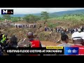Pres Ruto visits shocking Mai Mahiu Tragedy scene where 48 people died following flash floods