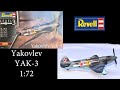 Revell Yakovlev Yak-3 1:72 Full build