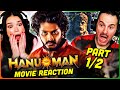 HANU-MAN Movie Reaction Part (1/2)! | Teja Sajja | Amritha Aiyer | Varalaxmi Sarathkumar