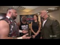 The Dudley Boyz, Shane & Stephanie McMahon Backstage