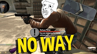 CS:GO SILVER FUNNY MOMENTS - THE DUMBEST NINJA DEFUSE EVER, BOOST TROLLING & MORE