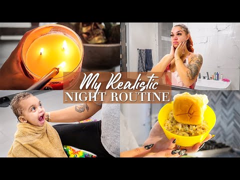 My Realistic Night Routine Cooking Skin Care Kids & More