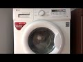 LG Front Load Washing Machine - How to Start Drum Clean Mode