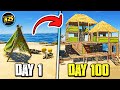 I Survived 100 Days Stranded Deep on an Island, Here's What Happened!😮