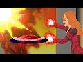 Scarlet Witch Vs Captain Marvel And Captain Carter Animation