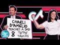 Charli D'Amelio Teaches a Dad 8 TikTok Dances
