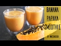 Super Healthy Papaya Smoothie For Improved Digestion and Gut Health