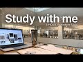 2-HOUR STUDY WITH ME library | Calm Rain sound🌧️ | Pomodoro 50/10 | with pomodoro timer