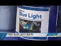 Lowe's hands out blue light bulbs in support of fallen LEOs