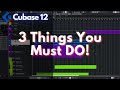 Cubase 12 Pro 3 Things I Do EVERYTIME!