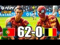 FIFA 24 - RONALDO, MESSI, SPIDER MAN ALL STARS PLAYS TOGETHER | PORTUGAL vs BELGIUM
