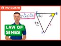 Sine Rule - Finding a Length - VividMath.com