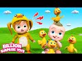 Five Little duckings and babies playing at the park- funny stories