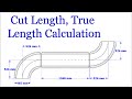 Pipe Cut Length, True Length Calculation