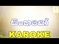 Sinhayo - Indrachapa Liyanage Karaoke Without Voice
