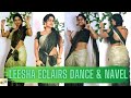 Kanmani Serial Fame "Leesha Eclairs" New Saree Look & Hot Dance | #viraldance | MB Studio