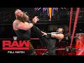 FULL MATCH - Roman Reigns vs. Braun Strowman: Raw, March 20, 2017